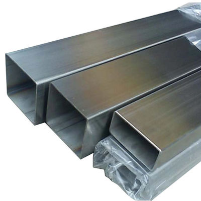 Tubos quadrados de aço inoxidável para decoração Ss 316 Ss 304 Ss 201 série 400